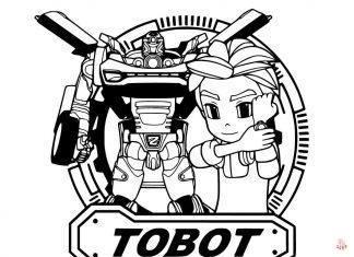 coloriage tobot